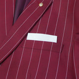 Maroon with White Lining Coat