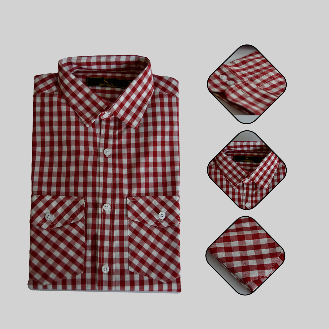 Full Sleeve - Red Check Shirt